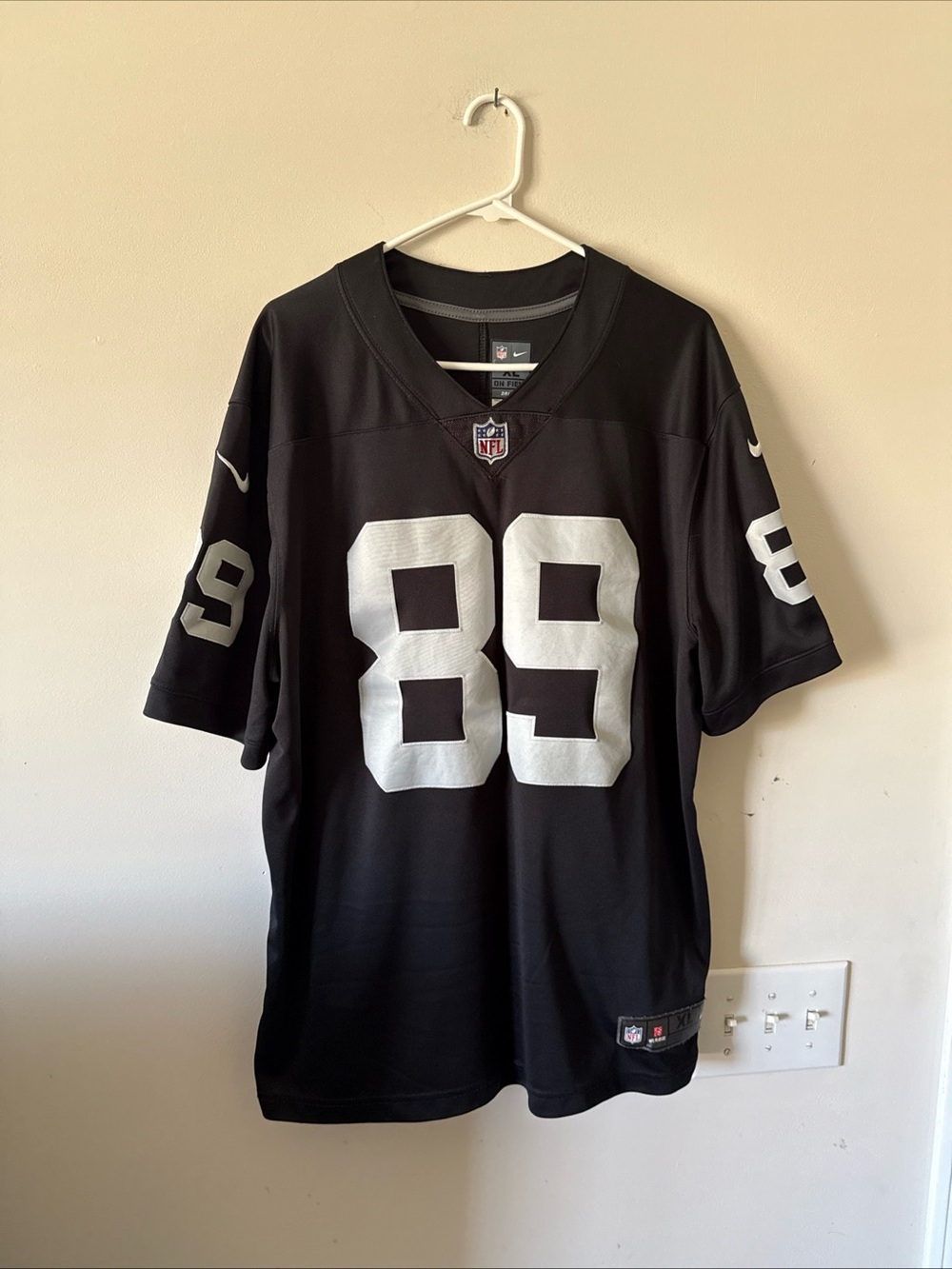 Men’s Nike Amari Cooper #89 Las Vegas Raiders Vapor Lmtd Jersey Sz XL Black RARE